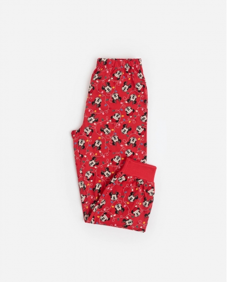 DISNEY Pijama Manga Larga Mickey Xmas para Niña ROJO 2