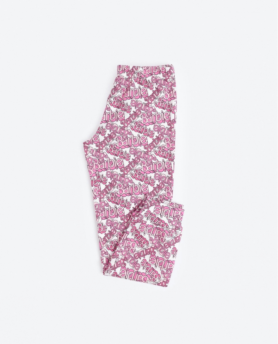 BARBIE Pijama Manga Larga Chic para Niña CRUDO