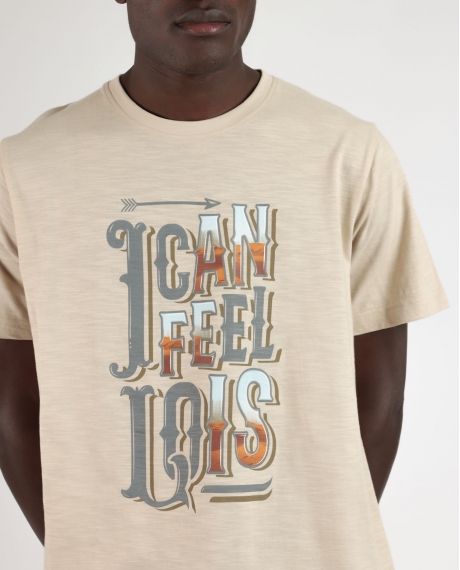 LOIS Pijama Manga Corta Feel It para Hombre CAMEL 2
