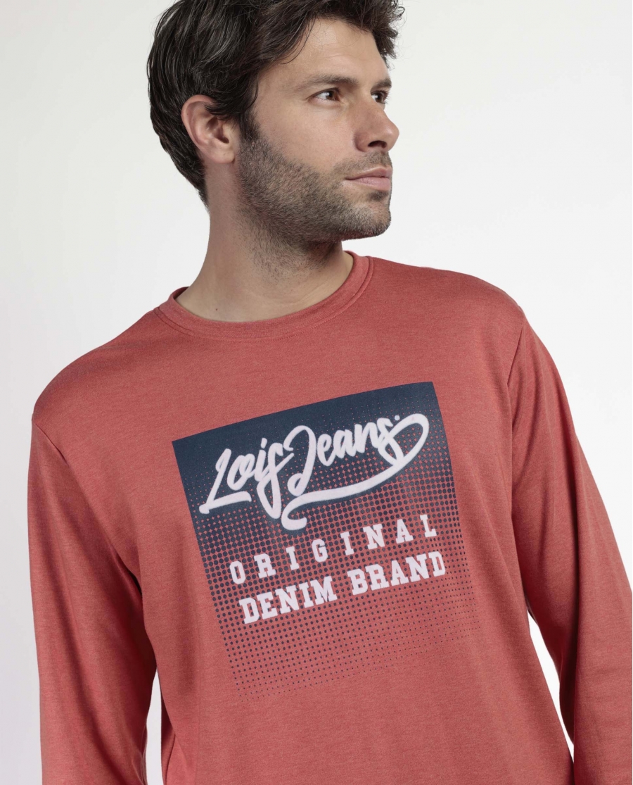 LOIS Pijama Manga Larga Burnt para Hombre CALDERA