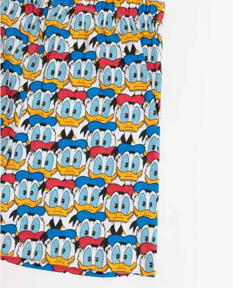 DISNEY Pijama Manga Corta Donald Vintage para Niño AZUL
