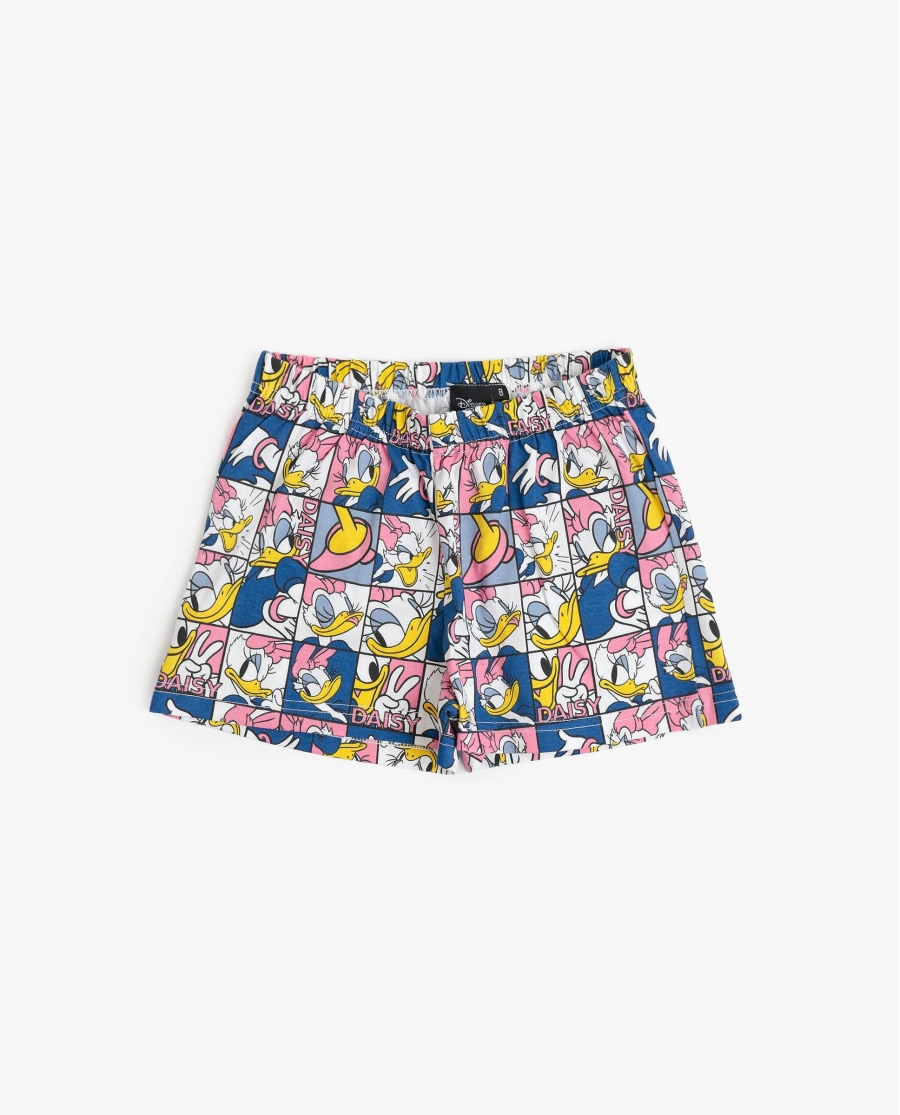 DISNEY Pijama Sin Mangas Daisy Poses para Niña GRIS JASPE