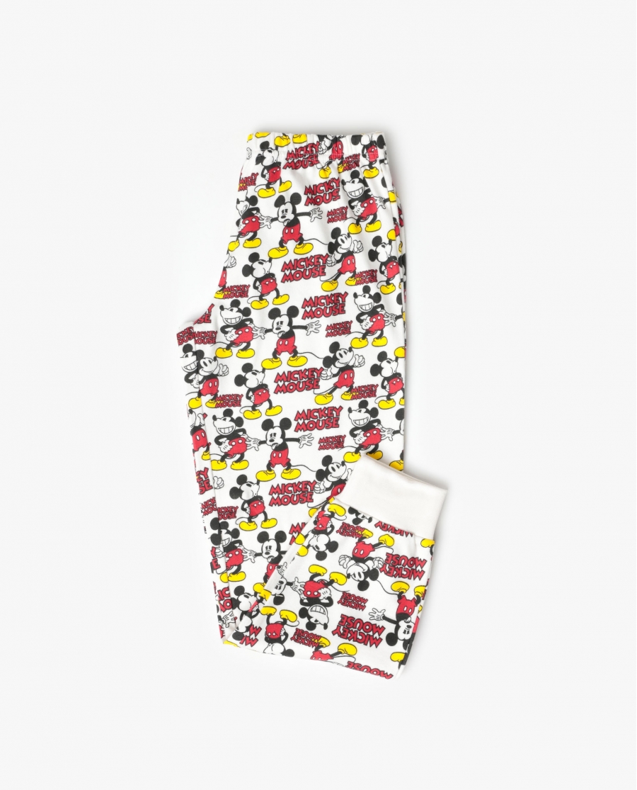 DISNEY Pijama Manga Larga Felpa Best Mickey para Niña CRUDO