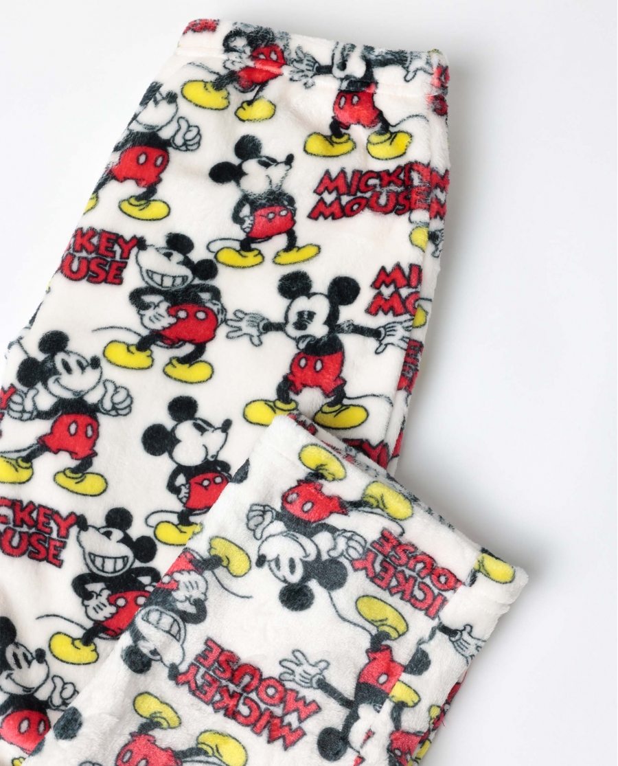 DISNEY Pijama Manga Larga Calentito Best Mickey para Niña ROJO