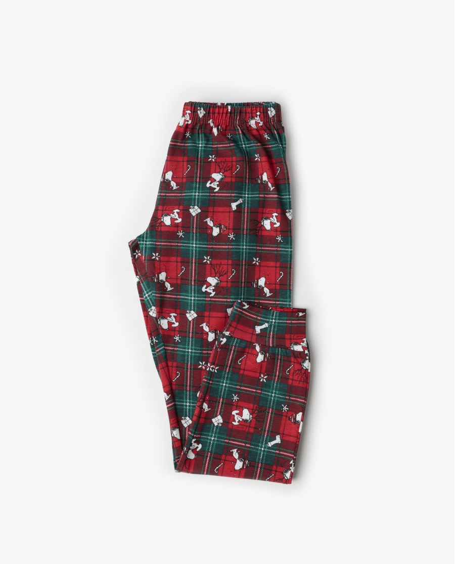 PEANUTS Pijama Manga Larga Reindeer Crossing para Niño VERDE