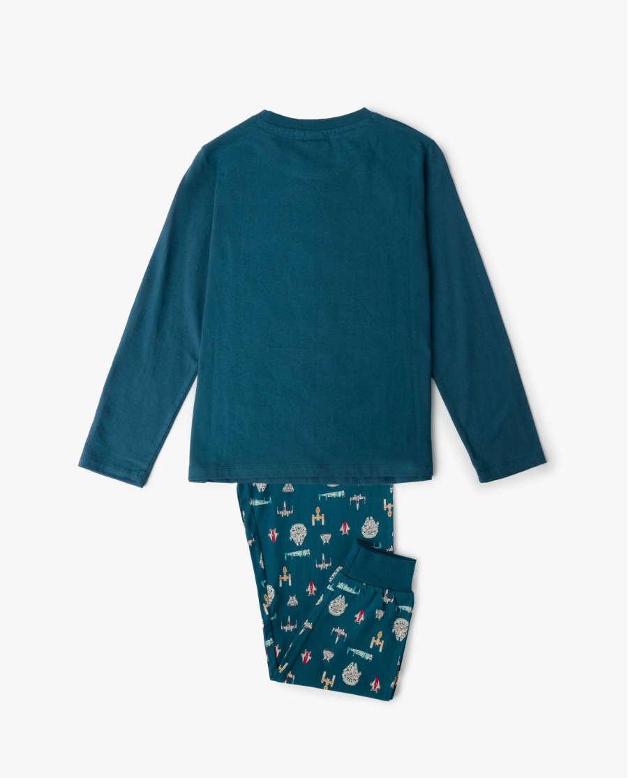 STAR WARS Pijama Manga Larga Spaceships para Niño OCEANO