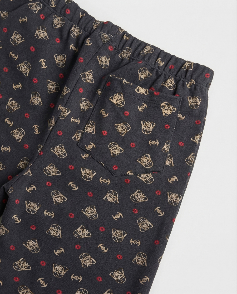 STAR WARS Pijama Manga Larga The Force Is Strong para Niño GRIS JASPE