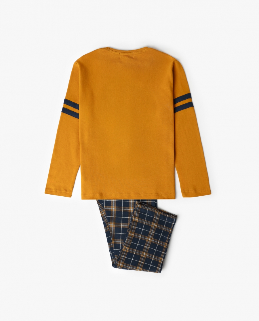 PADDINGTON Pijama Manga Larga Square para Niño MOSTAZA
