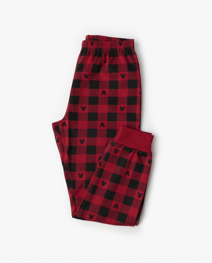 DISNEY Pijama Manga Larga Mouse Holidays para Niña ROJO