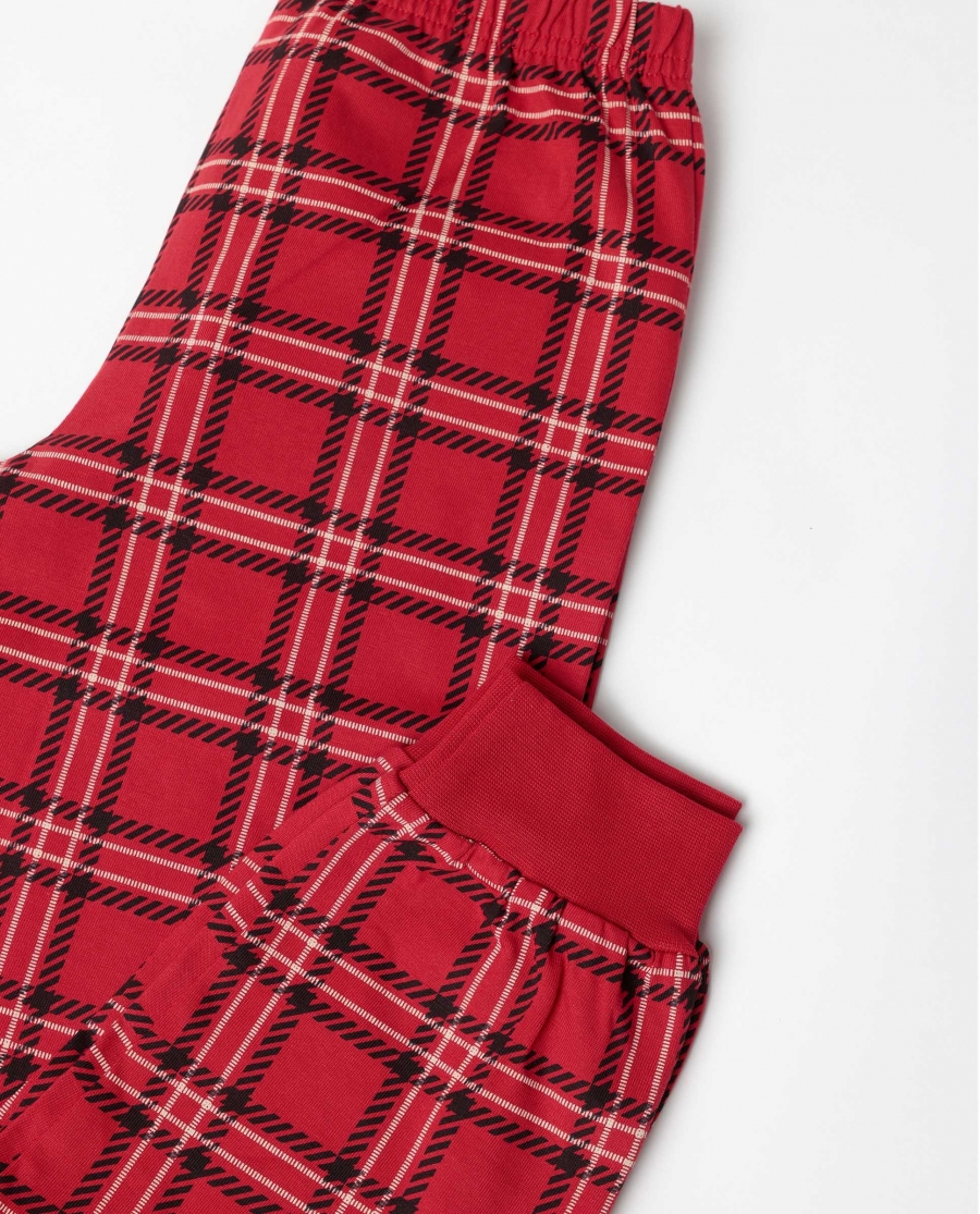 CARS Pijama Manga Larga Punk Queen para Niño ROJO