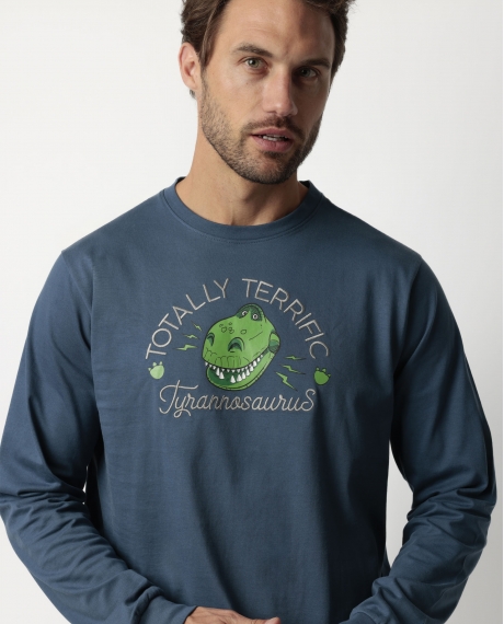 TOY STORY Pijama Manga Larga Totally Terrific para Hombre DENIM 2