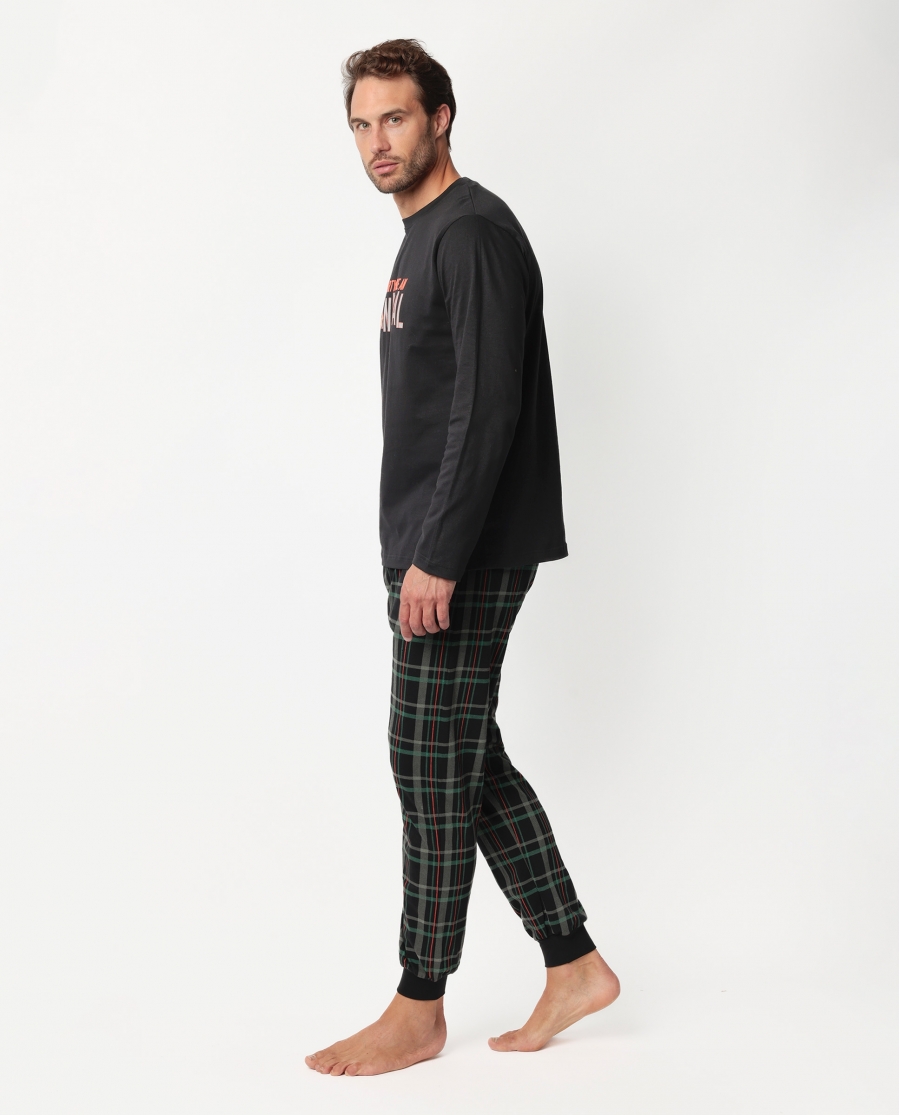 DISNEY MUPPETS Pijama Manga Larga Party Animal para Hombre MARRON