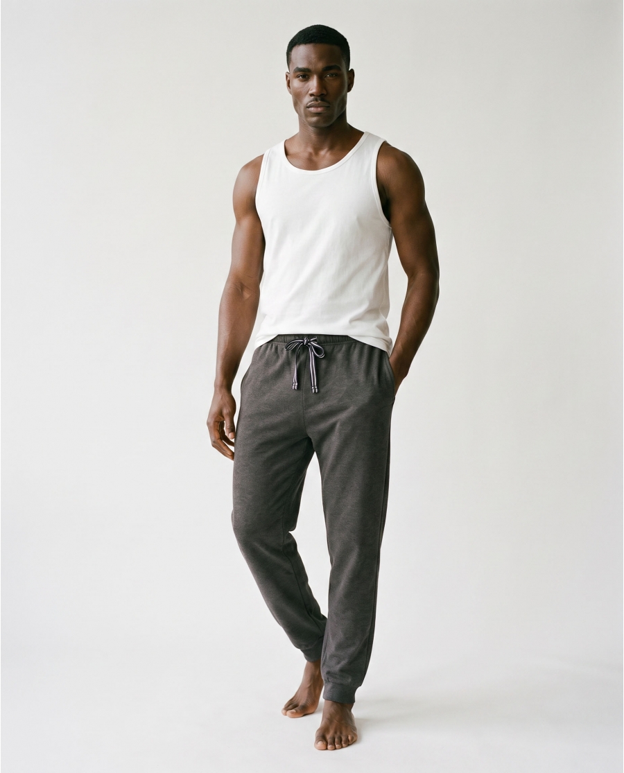 ADMAS CLASSIC Pantalón Largo Fleece para Hombre GRIS JASPE