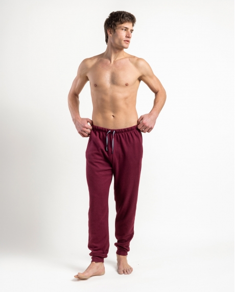ADMAS MAGNIFIC Pantalón Largo Calentito Milano para Hombre GRANATE