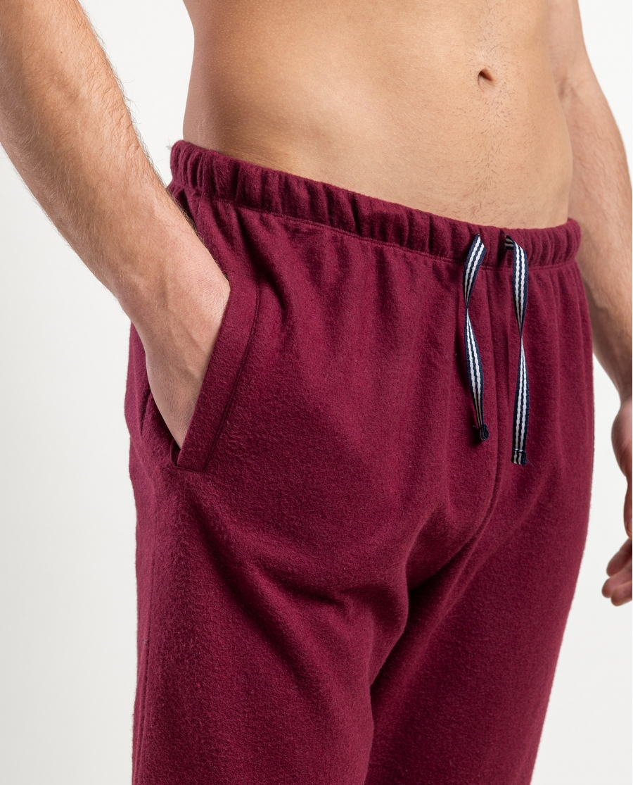 ADMAS MAGNIFIC Pantalón Largo Calentito Milano para Hombre GRANATE