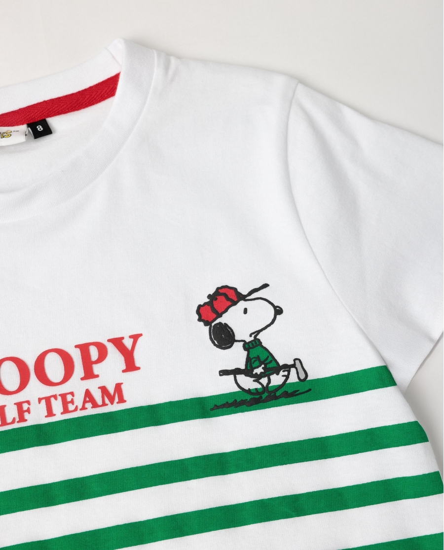 PEANUTS Pijama Manga Corta Golf Team para Niño VERDE