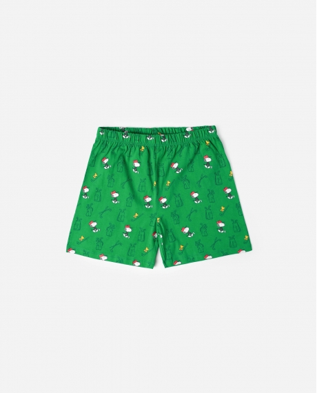 PEANUTS Pijama Manga Corta Golf Team para Niño VERDE 2