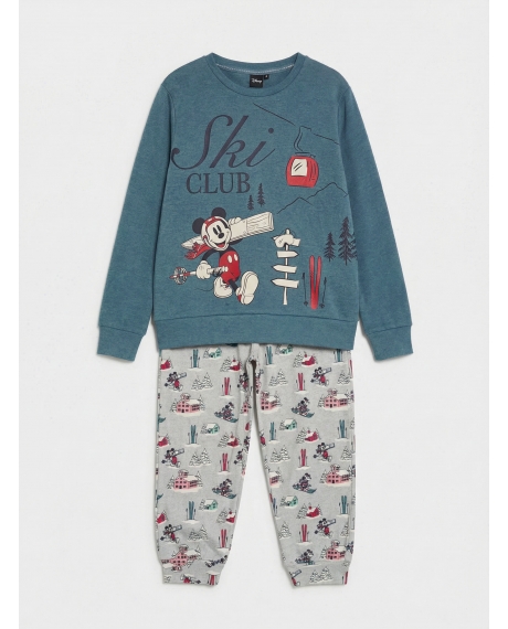 DISNEY Pijama Manga Larga Bon Ski para Niño VERDE