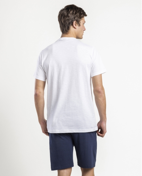 LOIS Pijama Manga Corta Driver para Hombre BLANCO 2