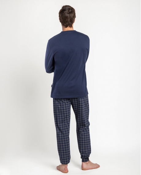 LOIS Pijama Manga Larga Wanted & Wild para Hombre MARINO 2