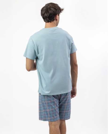 TOY STORY Pijama Manga Corta Howdy para Hombre AZUL 2