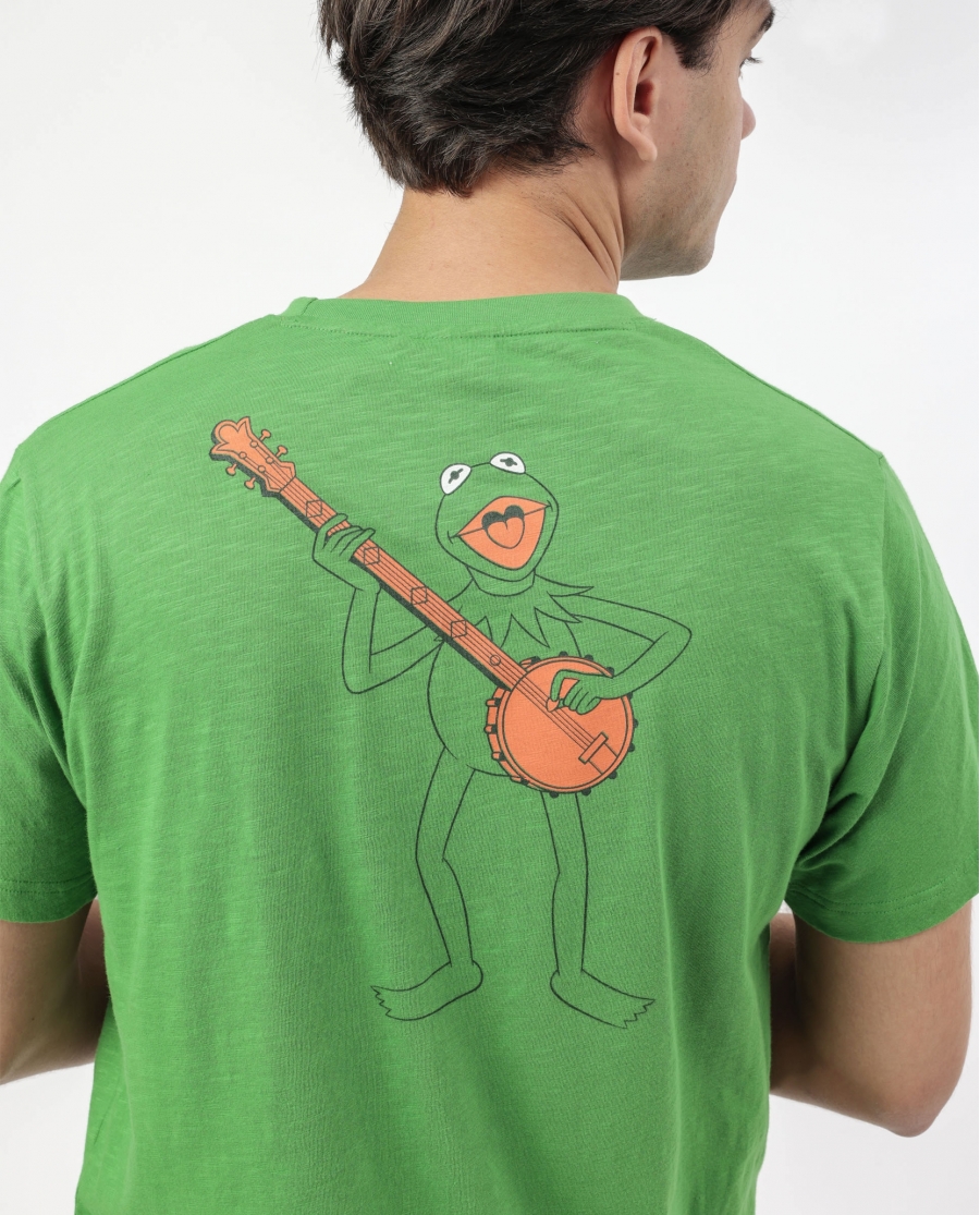 DISNEY MUPPETS Pijama Manga Corta Kermit the Frog para Hombre VERDE
