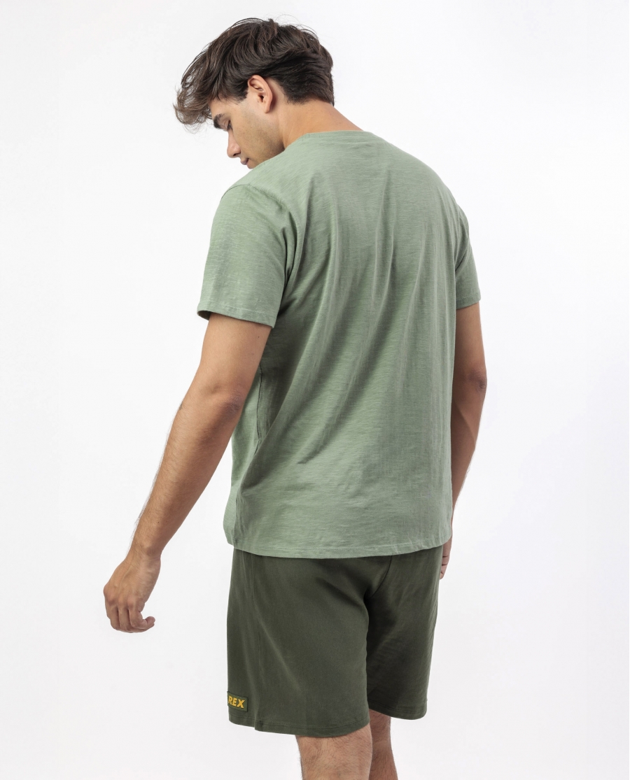 TOY STORY Pijama Manga Corta Nervousaurus para Hombre VERDE