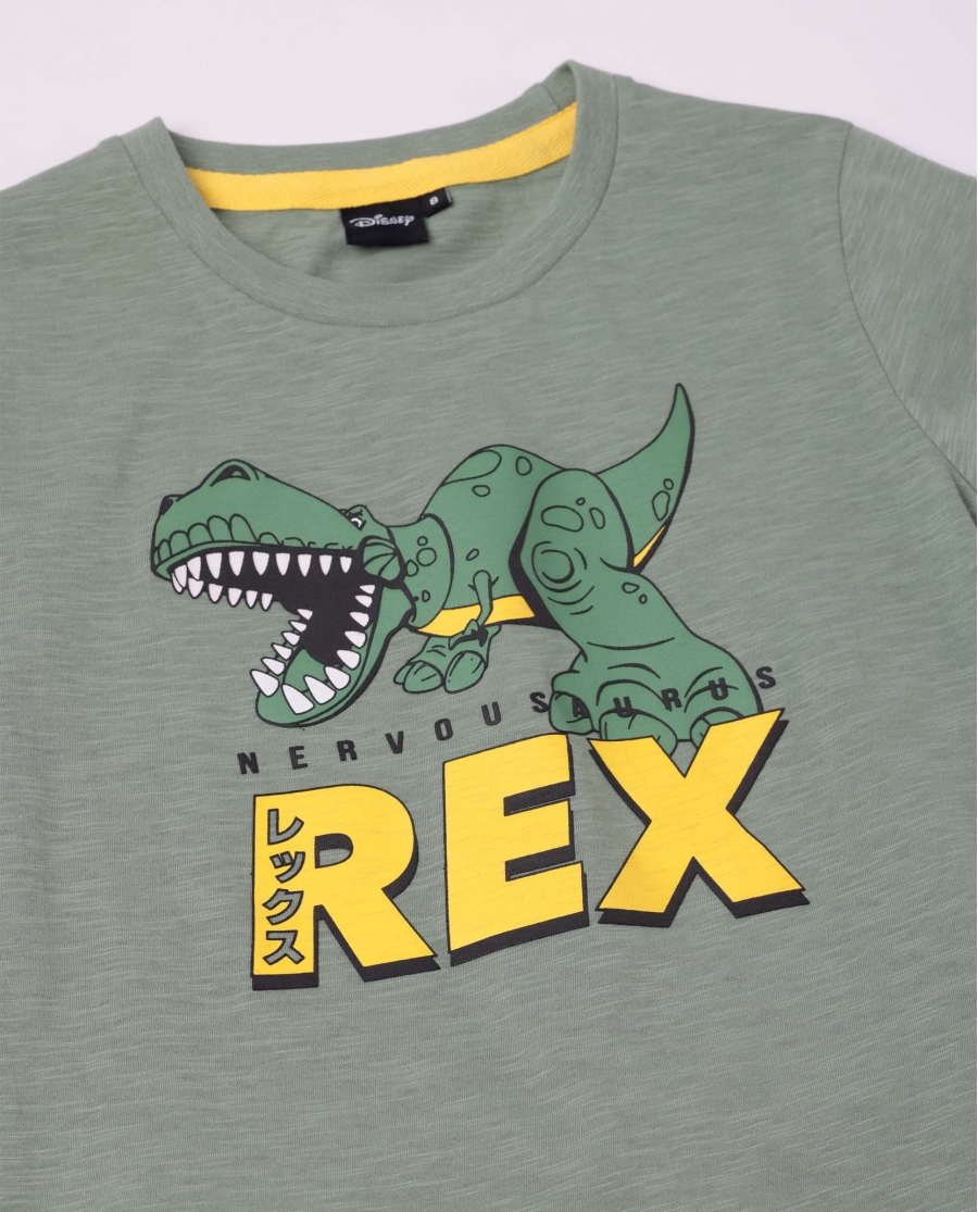TOY STORY Pijama Manga Corta Nervousaurus para Niño VERDE