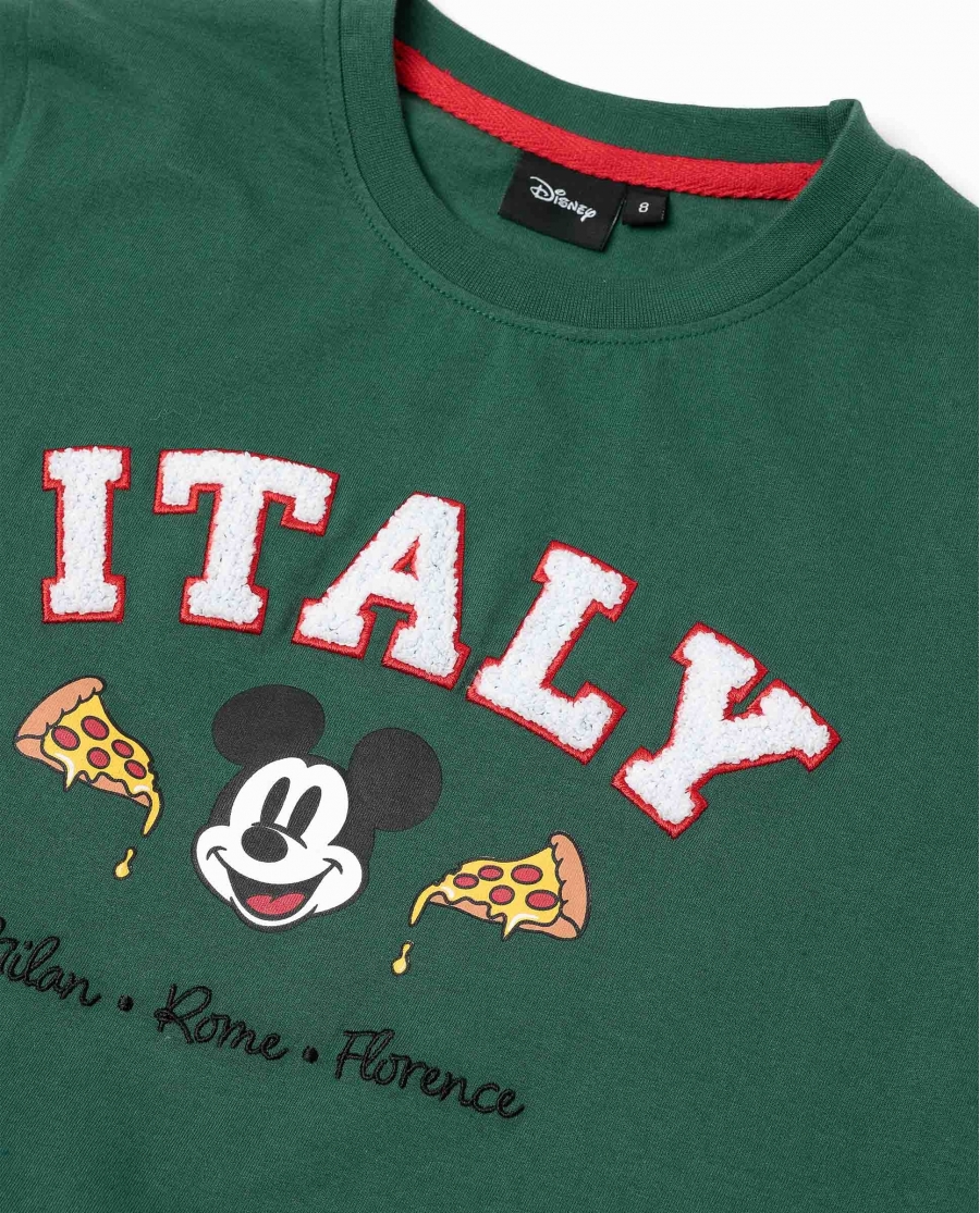 DISNEY Pijama Manga Corta Italy para Niño VERDE