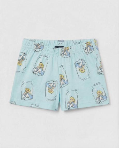 DISNEY Pijama Manga Corta Blue Alice para Niña AZUL 2