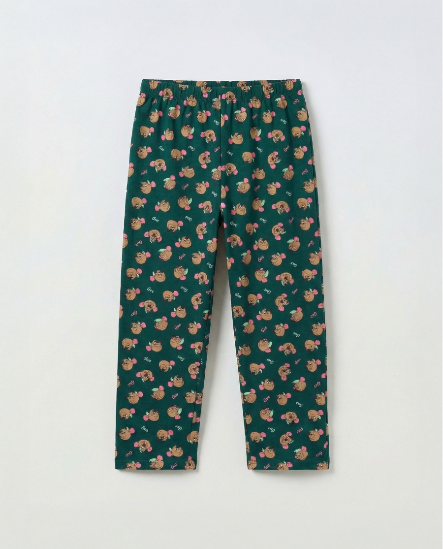 DISNEY Pijama Manga Larga Gus Gus Cheese para Niña VERDE