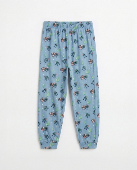 DISNEY Pijama Manga Larga Winter With Stitch para Niña MARINO 2