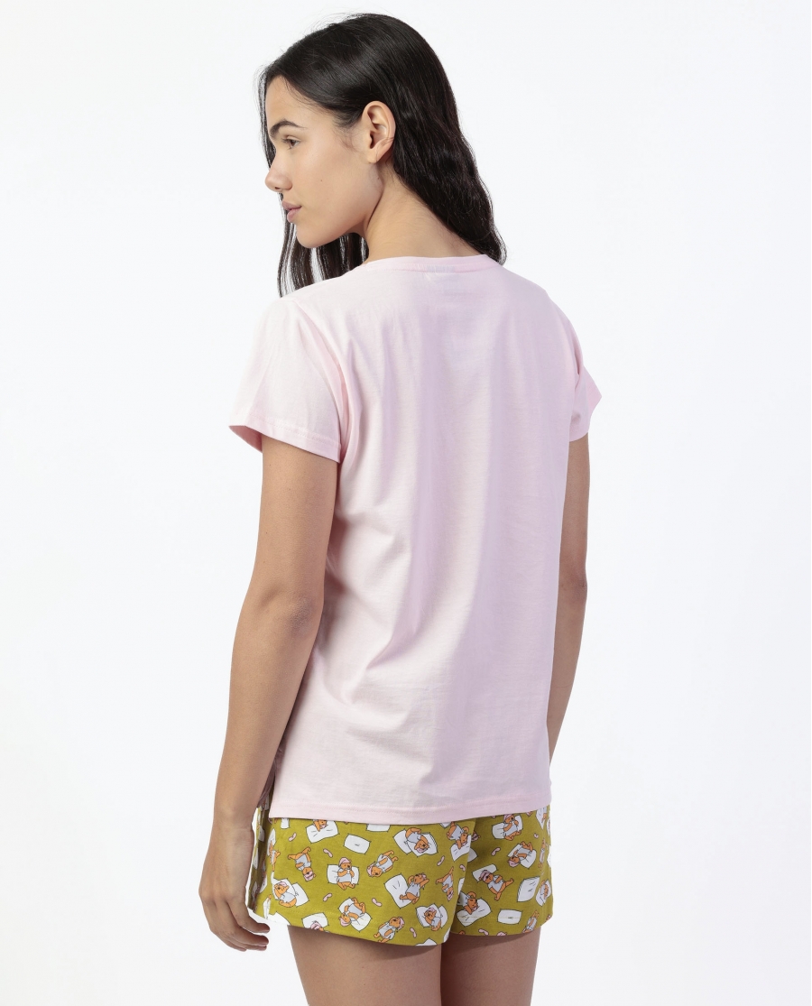 DISNEY Pijama Manga Corta Winnie Sleep para Mujer ROSA