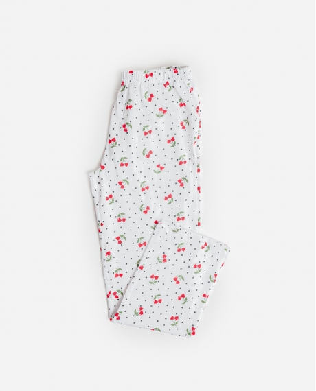 ADMAS Pijama Manga Corta Cherries para Niña ROJO 2