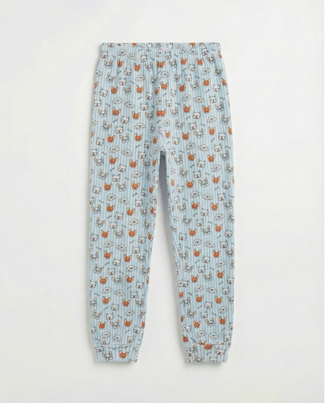 ADMAS Pijama Manga Larga Ruff Morning para Niña AZUL 2