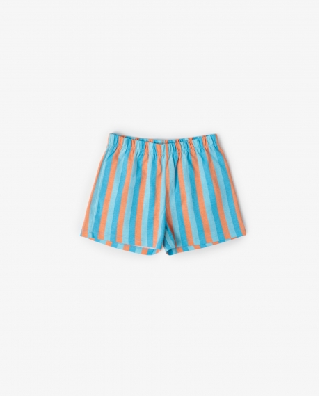PEANUTS Pijama Manga Corta Snoopy Van para Niña AZUL 2