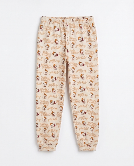PEANUTS Pijama Manga Larga Country Club para Niña BEIGE 2