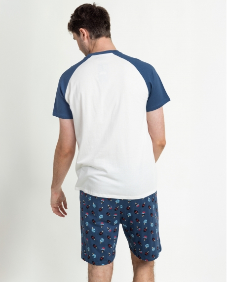 STAR WARS Pijama Manga Corta Summer Force para Hombre CRUDO 2