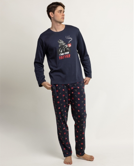 STAR WARS Pijama Manga Larga I Am Your Father para Hombre COBALTO