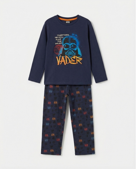 STAR WARS Pijama Manga Larga Rule The Galaxy para Niño COBALTO