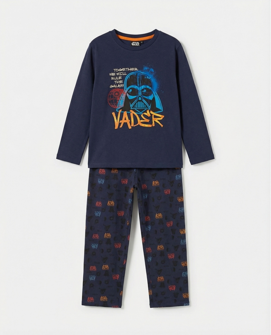 STAR WARS Pijama Manga Larga Rule The Galaxy para Niño COBALTO