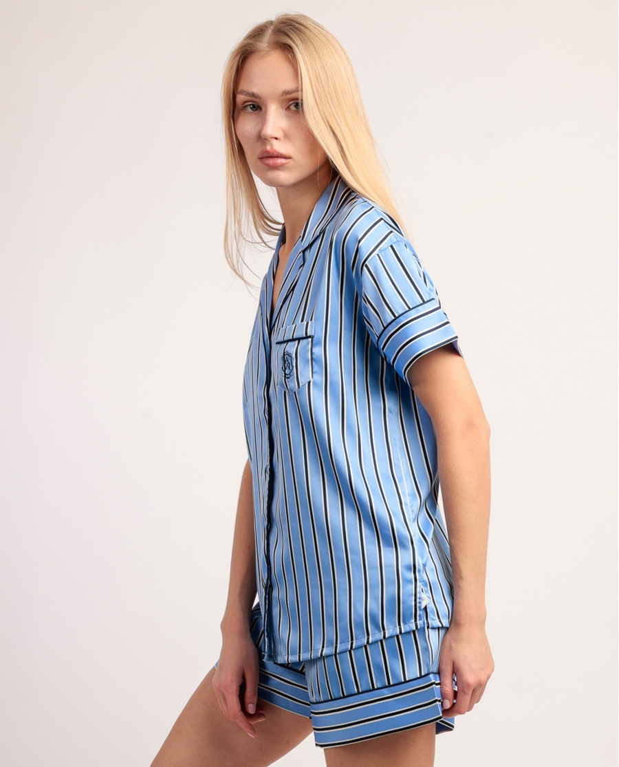 ADMAS CLASSIC Pijama Manga Corta Adm Secret para Mujer AZUL