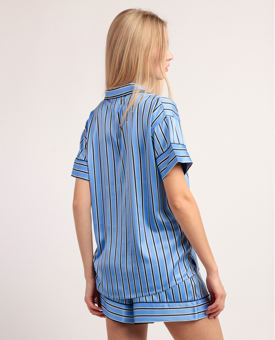 ADMAS CLASSIC Pijama Manga Corta Adm Secret para Mujer AZUL