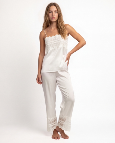 ADMAS CLASSIC Pijama Novia Tirantes Lace Wedding Collection para Mujer BLANCO