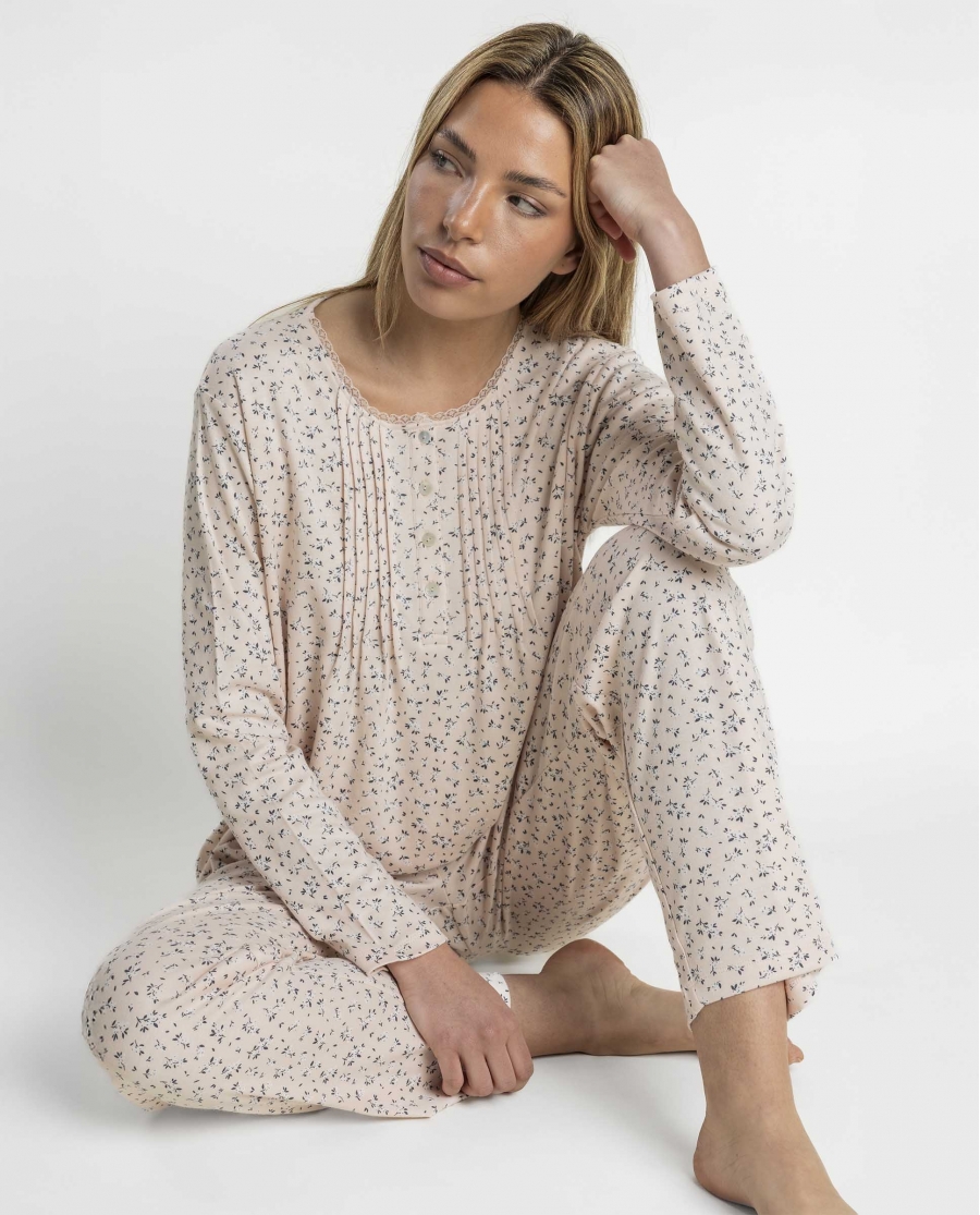ADMAS CLASSIC Pijama Manga Larga Wedding Collection  para Mujer ROSA