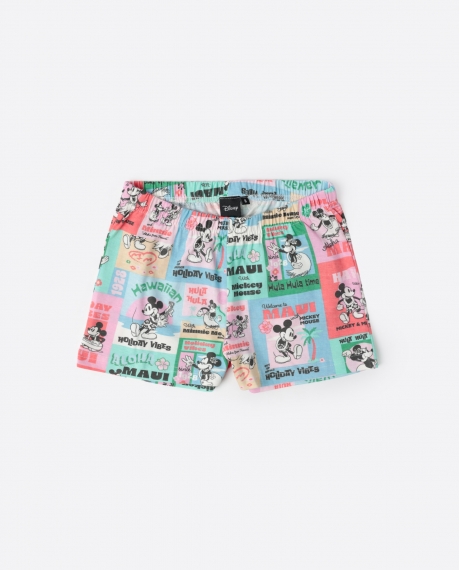 DISNEY Pijama Manga Corta Holiday Vibes para Niña AZUL 2