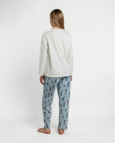 TOY STORY Pijama Manga Larga Toy Story para Mujer CRUDO 2