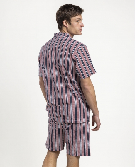 ADMAS CLASSIC Pijama Manga Corta Motion para Hombre ROJO 2