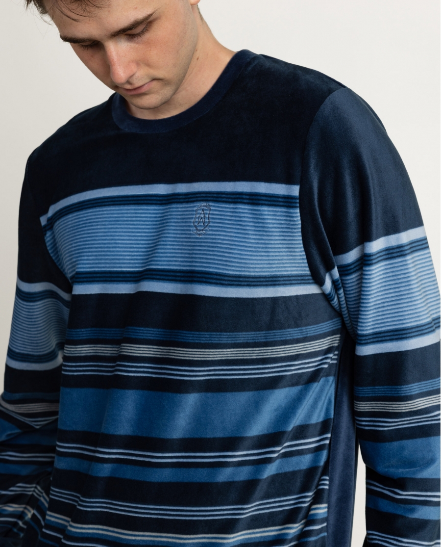 ADMAS CLASSIC Pijama Manga Larga Frostline para Hombre MARINO