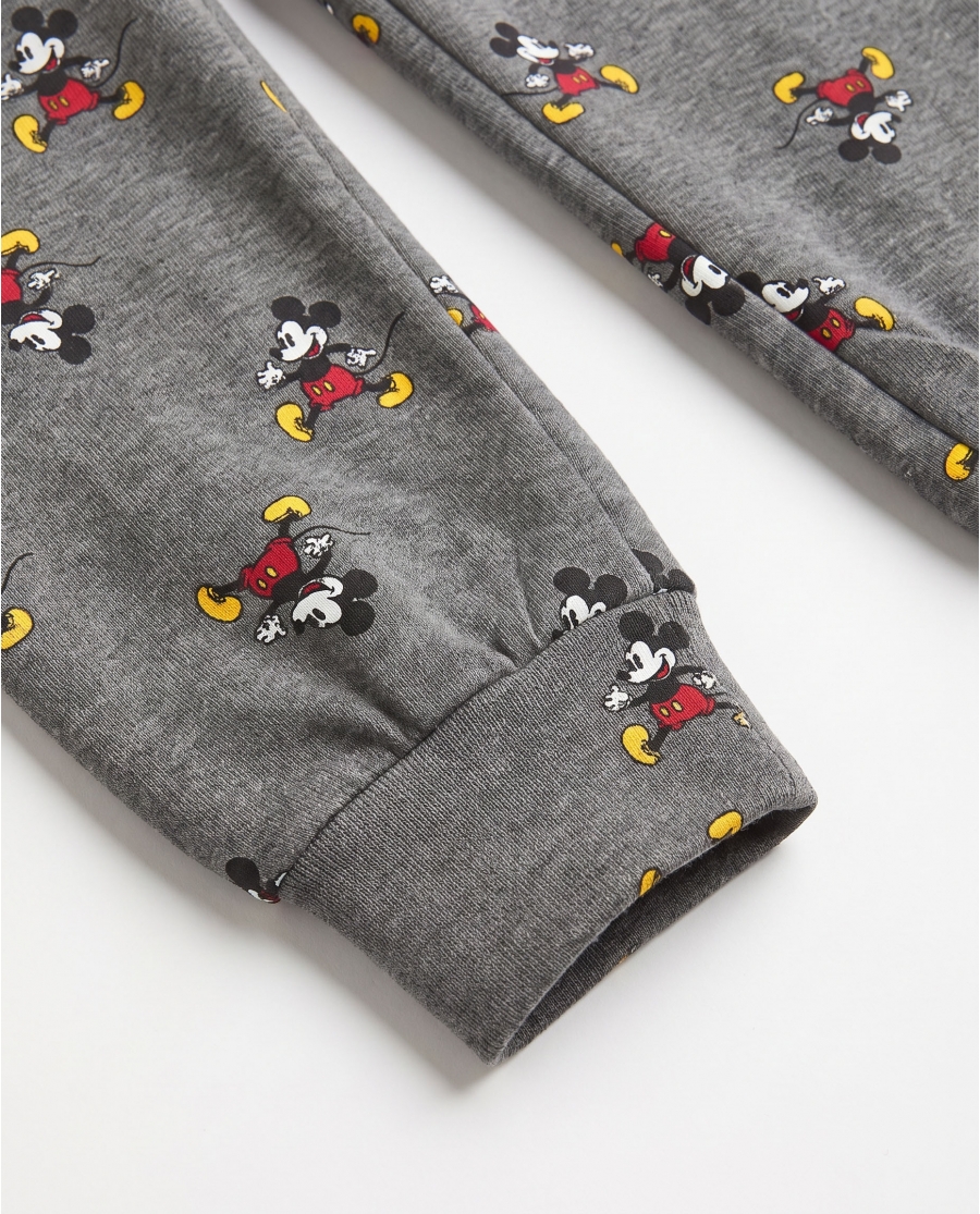 DISNEY Pijama Manga Larga Mickey Disney Studios para Niño GRIS JASPE